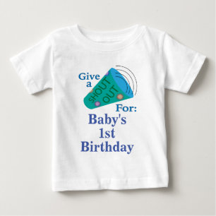 Camiseta Para Bebê Shout Personalizável