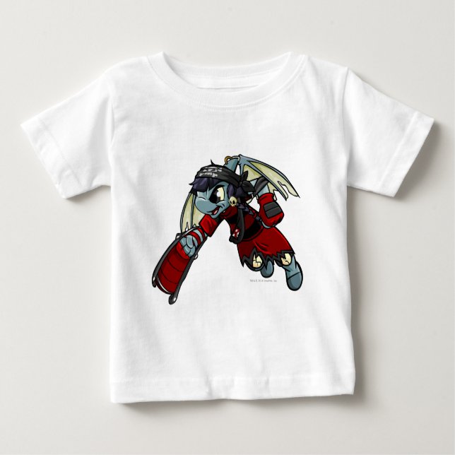 Camiseta Para Bebê Shoyru Krawk Island Player (Frente)