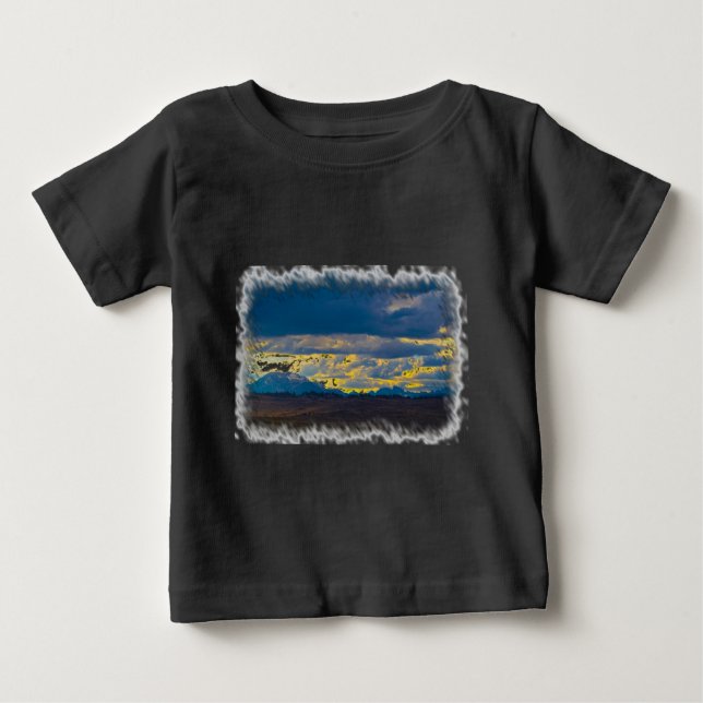 Camiseta Para Bebê Sierra Nevada HDR (Frente)