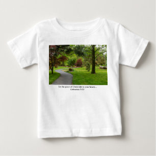 Camiseta Para Bebê Siga o Painel de Caminho