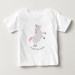 Camiseta Para Bebê Siga o seu sonho