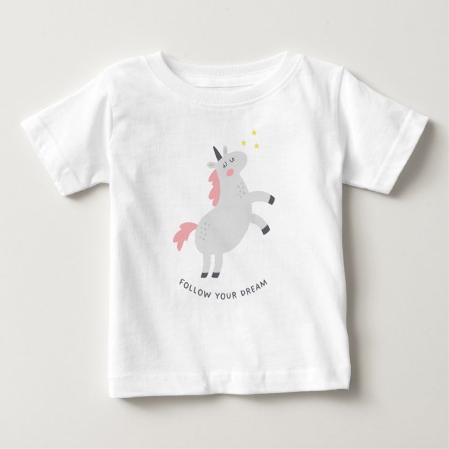 Camiseta Para Bebê Siga o seu sonho (Frente)