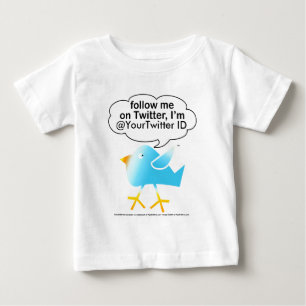 Camiseta Para Bebê Siga o T do bebê de Me@