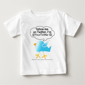 Camiseta Para Bebê Siga o T do bebê de Me@