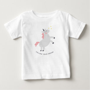 Camiseta Para Bebê Siga seu sonho