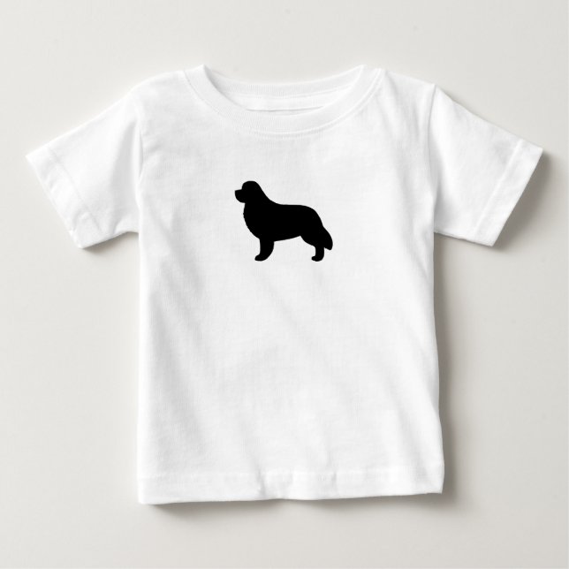 Camiseta Para Bebê Silhueta de Terra Nova (Frente)
