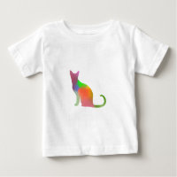 Silhuette Gato de Aquarela