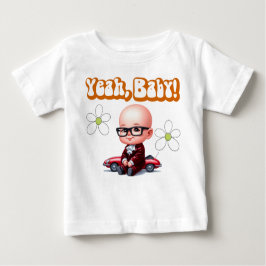 Camiseta Para Bebê Sim, Baby Retro
