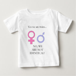 Camiseta Para Bebê Sim nós somos gêmeos