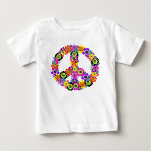 Camiseta Para Bebê Símbolo da Paz