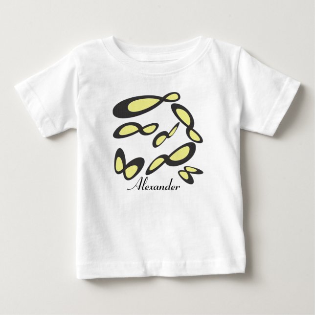Camiseta Para Bebê Símbolo de minimalismo infinito - Design personali (Frente)