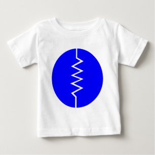 Camiseta Para Bebê Símbolo de resistência - dentro de um círculo