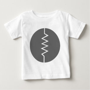 Camiseta Para Bebê Símbolo de resistência - dentro de um círculo