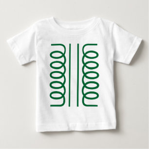 Camiseta Para Bebê Símbolo de Transformador Elétrico