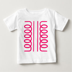 Camiseta Para Bebê Símbolo de Transformador Elétrico