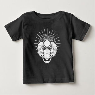 Camiseta Para Bebê Símbolo Egípcio de Scarab Winged