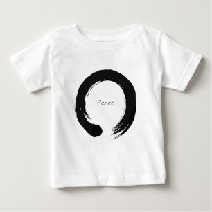 Camiseta Para Bebê Símbolo Enso do Infinito - Paz