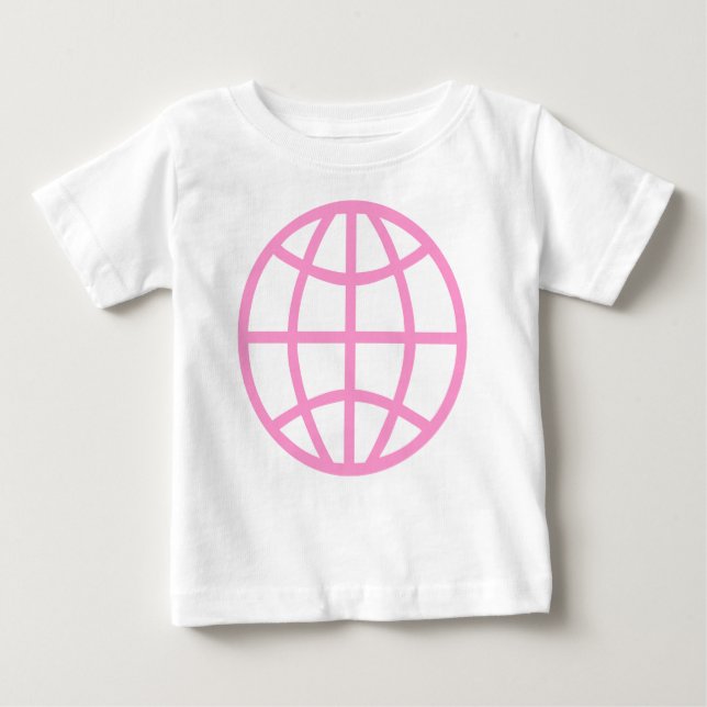 Camiseta Para Bebê Símbolo Globo (Frente)