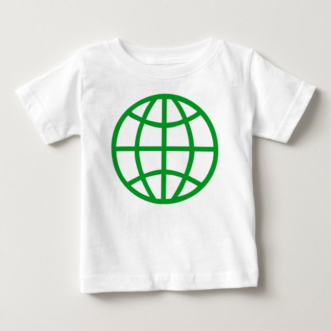 Camiseta Para Bebê Símbolo Globo (Frente)