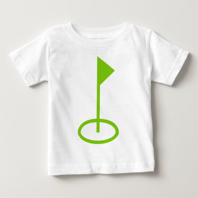 Camiseta Para Bebê Símbolo Golf (Frente)
