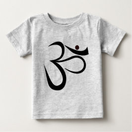 Camiseta Para Bebê Símbolo Om