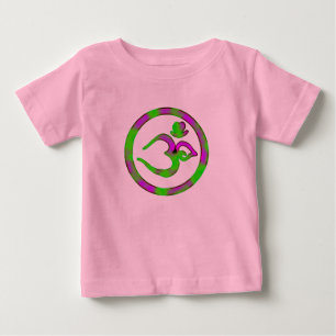 Camiseta Para Bebê Símbolo Om Exclusivo - Roupas de Yoga Bebê