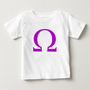 Camiseta Para Bebê Símbolo Ômega