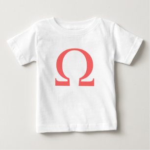 Camiseta Para Bebê Símbolo Ômega