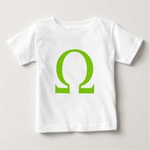 Camiseta Para Bebê Símbolo Ômega