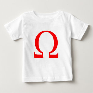 Camiseta Para Bebê Símbolo Ômega