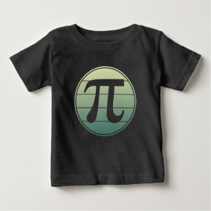 Camiseta Para Bebê Símbolo Pi Gradiente Dia Pi   Feliz dia de matemát