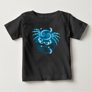 Camiseta Para Bebê Símbolo Zodiac Star - Símbolo do Cancer