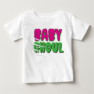 Camiseta Para Bebê Simples "Baby Ghoul" T- Shirt do Halloween
