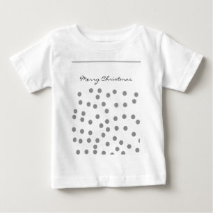 Camiseta Para Bebê simples e mínimo adicione seu texto foto natal nat