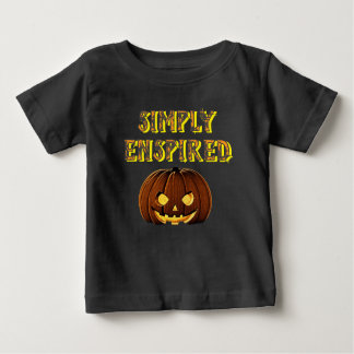 Camiseta Para Bebê Simplesmente Encantado Halloween Baby Edition