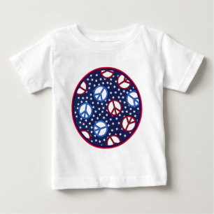 Camiseta Para Bebê Sinais de paz