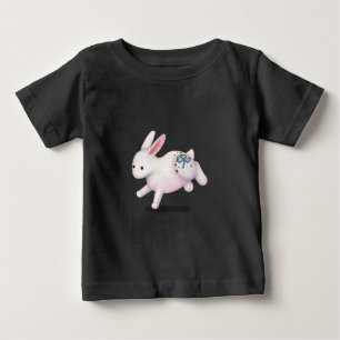 Camiseta Para Bebê Sinal de Astrologia Cuta do Coelho Zodíaco Chinê