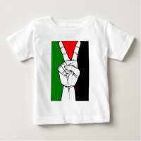 SINAL DE PAZ DA BANDEIRA DE PALESTINA