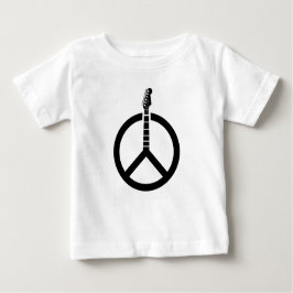 Camiseta Para Bebê Sinal de Paz de Violão
