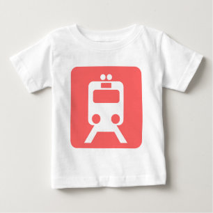 Camiseta Para Bebê Sinal do comboio -