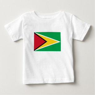 Camiseta Para Bebê Sinalizador da Guiana