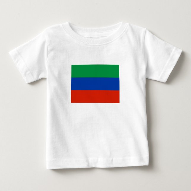 Camiseta Para Bebê Sinalizador Daguestan (Frente)
