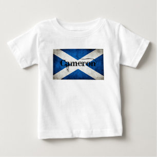 Camiseta Para Bebê sinalizador de grunge de cameron