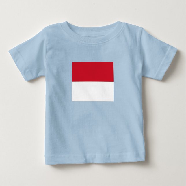 Camiseta Para Bebê Sinalizador Mônaco (Frente)