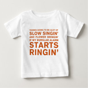 Camiseta Para Bebê Singin lento