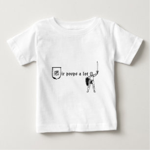 Camiseta Para Bebê Sir Poops a Lot