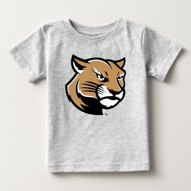 Camiseta Para Bebê SIUE Cougars (Frente)