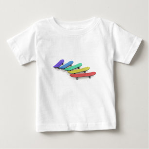 Camiseta Para Bebê Skates