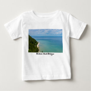 Camiseta Para Bebê Skyview da Ilha Mackinac