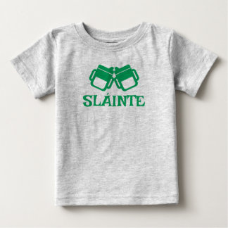 Camiseta Para Bebê SLÁINTE sippy cinza